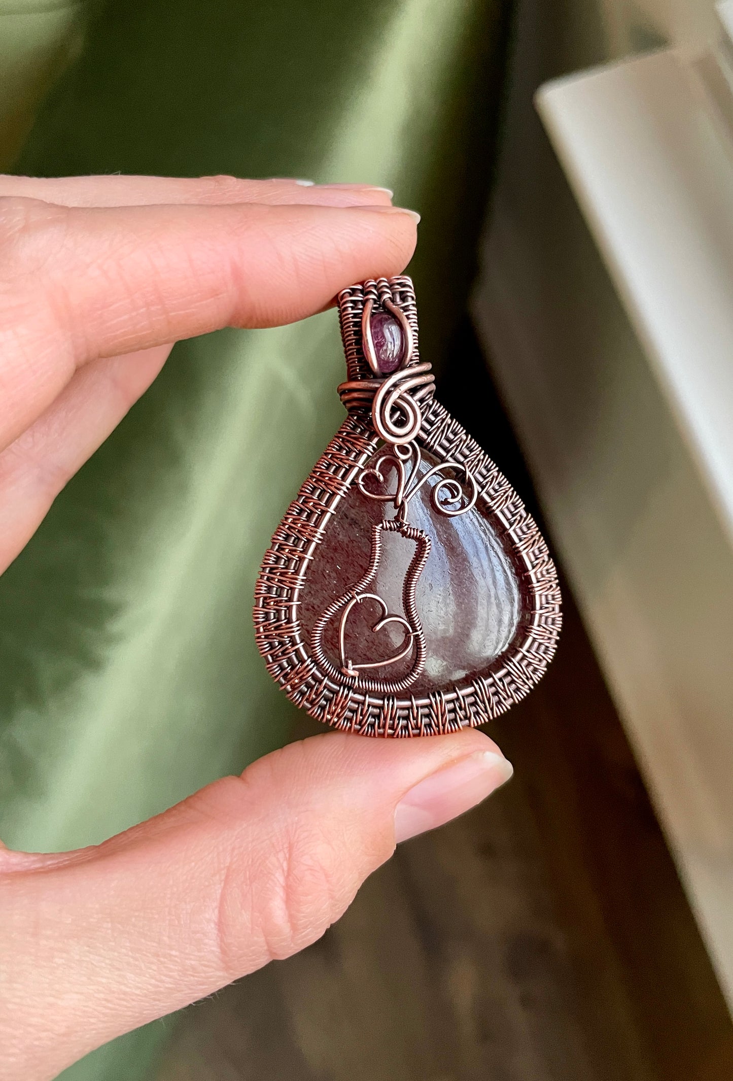 Love Potion: Strawberry Quartz & Tourmaline