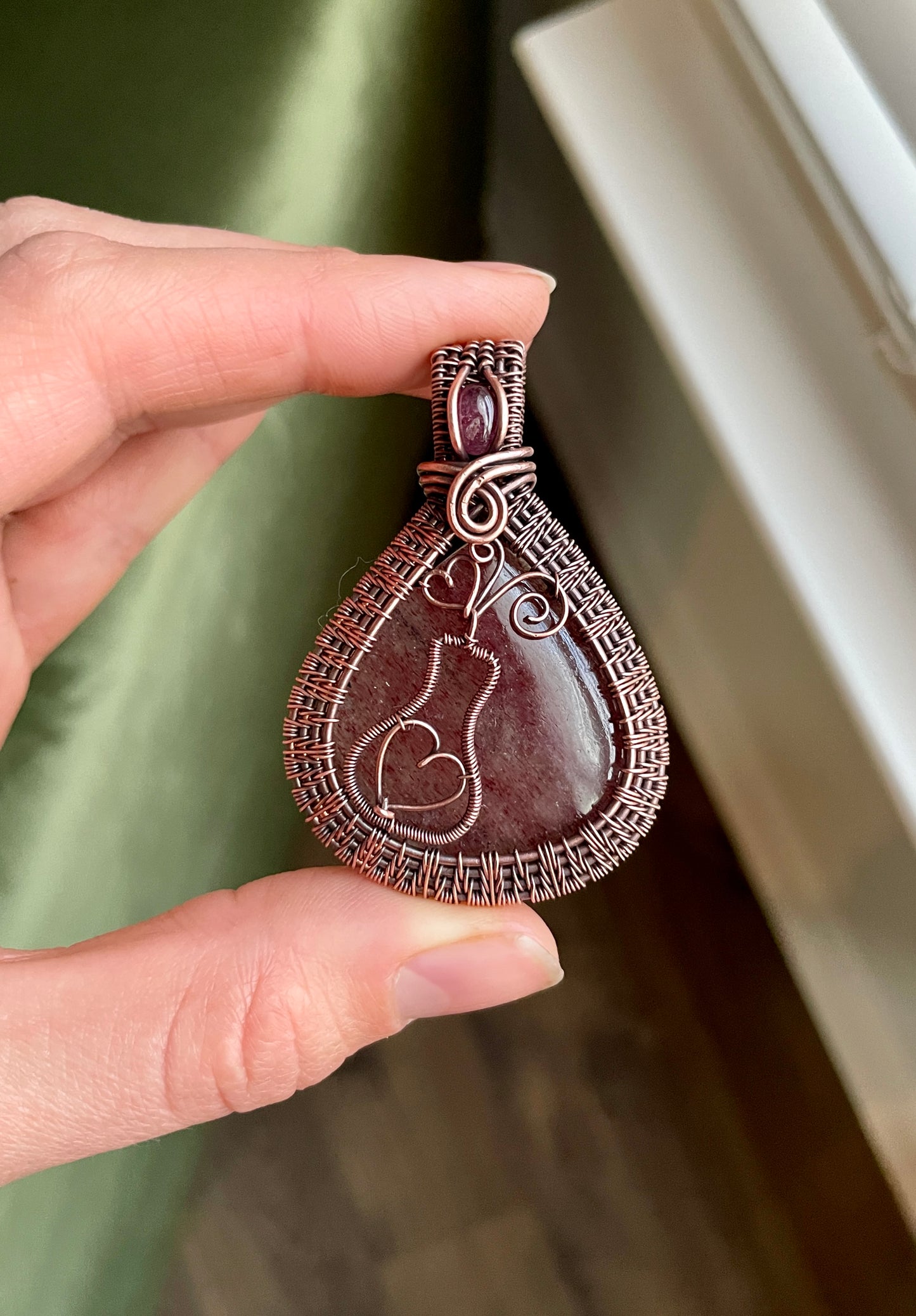 Love Potion: Strawberry Quartz & Tourmaline