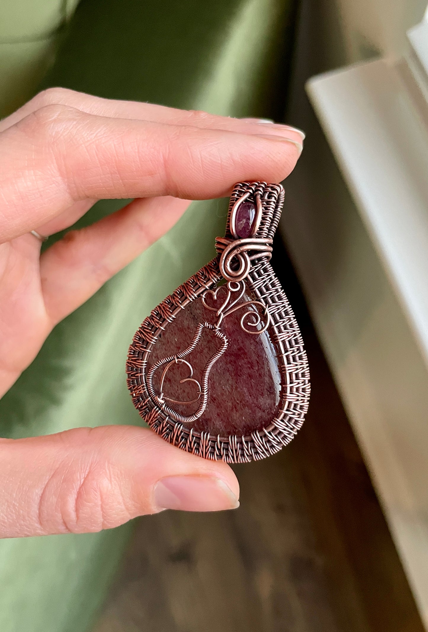 Love Potion: Strawberry Quartz & Tourmaline