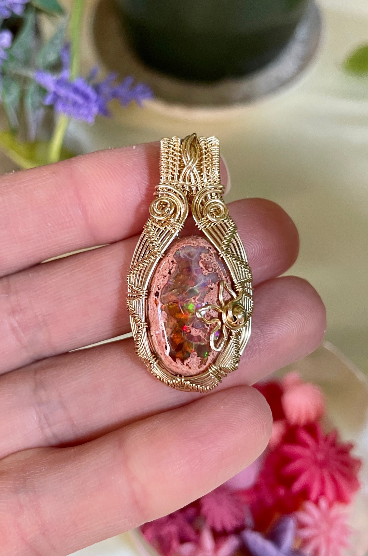 Spring Opal: 14k Gold filled