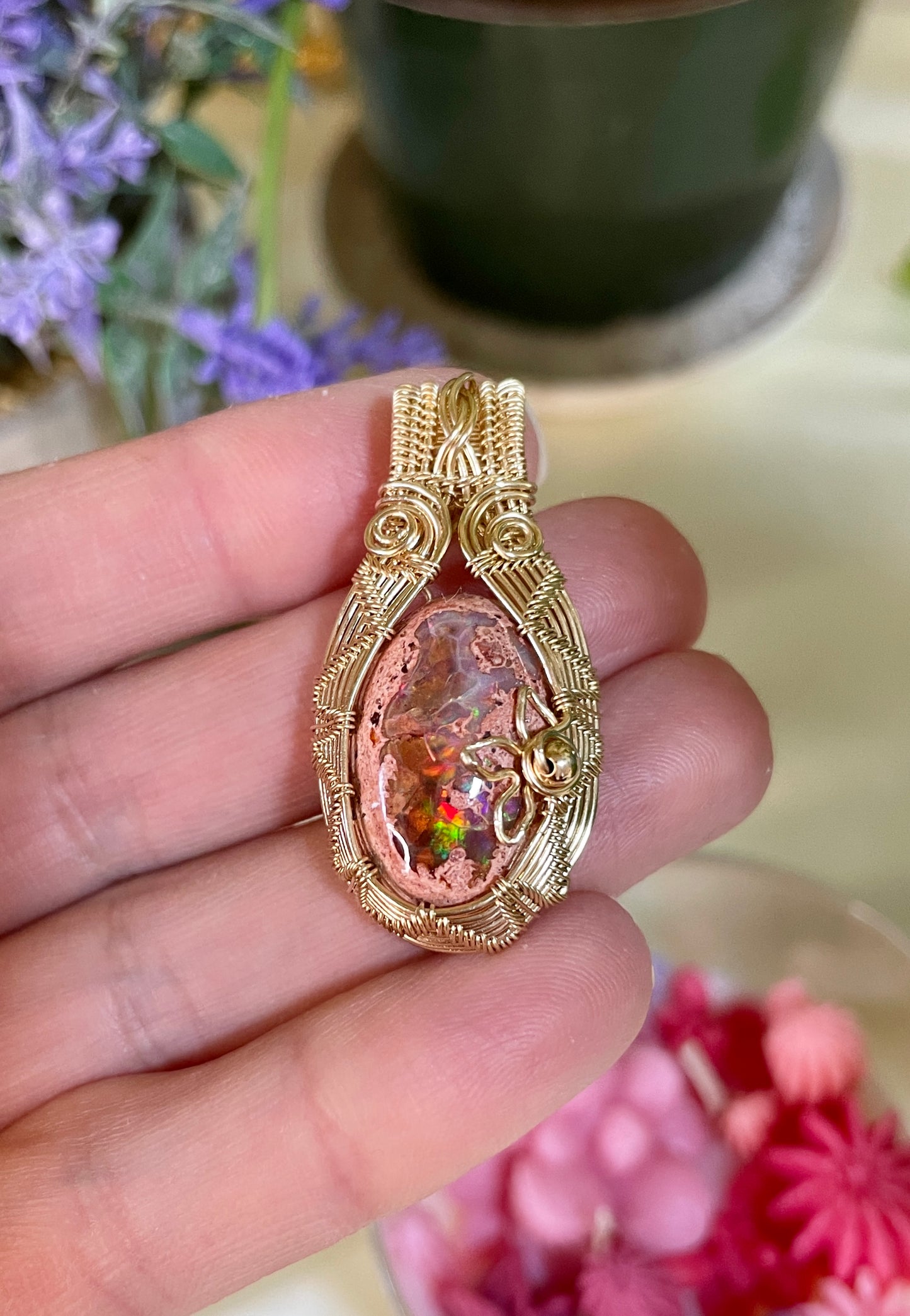 Spring Opal: 14k Gold filled