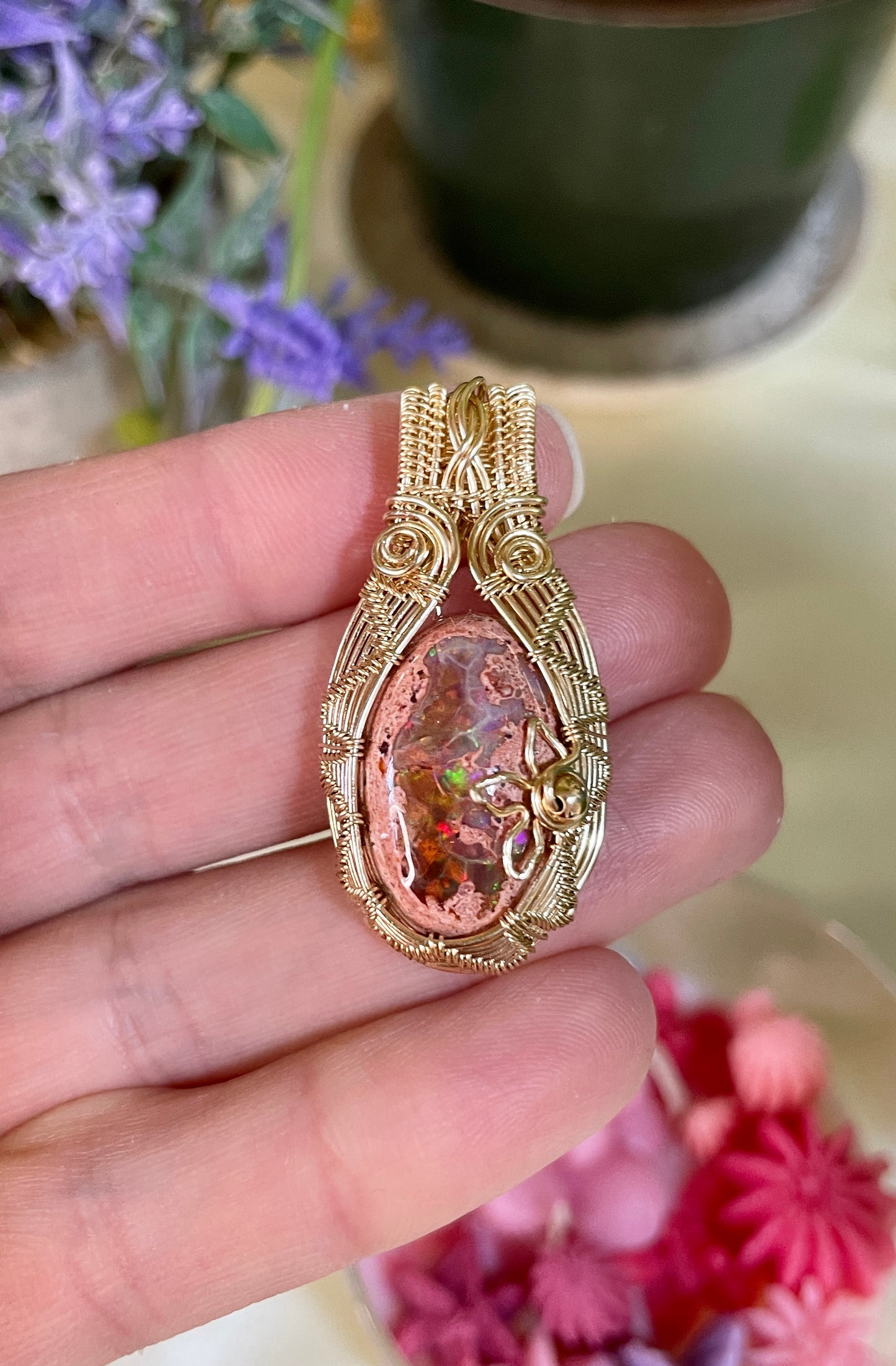 Spring Opal: 14k Gold filled