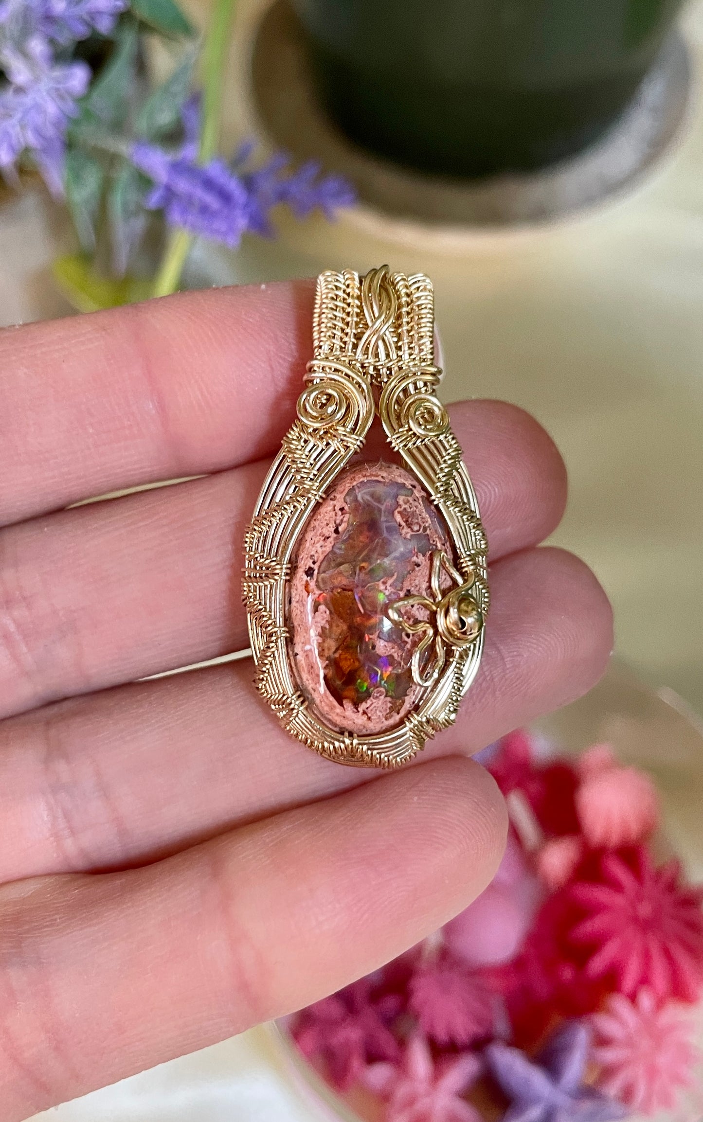 Spring Opal: 14k Gold filled