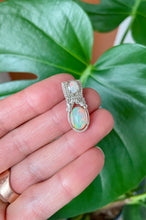 Load image into Gallery viewer, Double Opal Micro Green: Sterling Silver

