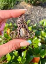 Load image into Gallery viewer, Labradorite Witch’s Hat
