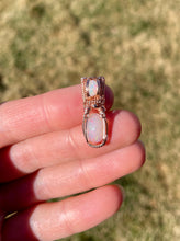Load image into Gallery viewer, Double Opal Micro White: 14k Rose Gold Filled

