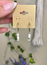 Load image into Gallery viewer, Chrysoprase Hoops: 14k Gold Fill (small)
